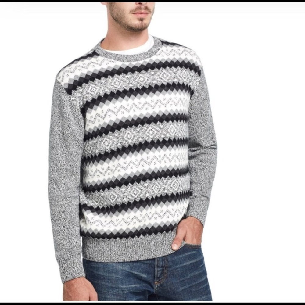 {Weatherproof Vintage} Men’s Fair Isle Sweater